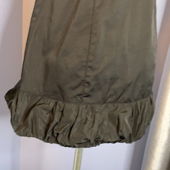 bebe dress black ruffle coat dress short extra small - Picture 5 of 9